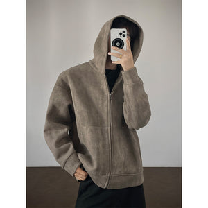 Men’s Retro Tie-Dye Hoodie – American Style Plus Size Sweater Coat