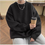 Men’s Loose Fit Sweater – Autumn & Winter High Sense Fashion Knit