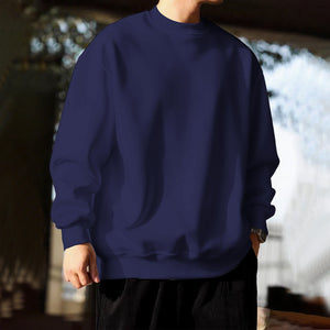 Fall Winter Men’s Loose Hooded Sweater – Fleece-Lined Sports & Leisure Hoodie