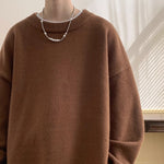 Men’s Loose Fit Sweater – Autumn & Winter High Sense Fashion Knit