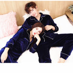 Fashion & Comfort Gold Velvet Pajamas – Soft, Luxurious Sleepwear for Men & Women