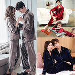 Fashion & Comfort Gold Velvet Pajamas – Soft, Luxurious Sleepwear for Men & Women