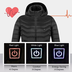 Heated Jacket for Men | USB Electric Thermal Winter Coat