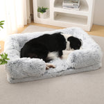 Plush Round Dog Bed – Warm & Comfortable Winter Pet Bed for Dogs