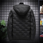 Men’s Short Hooded Cotton Jacket – Warm Winter Casual Coat