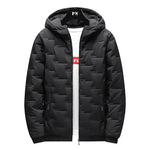 Men’s Short Hooded Cotton Jacket – Warm Winter Casual Coat