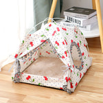 Enclosed Cat Tent House – Comfortable Indoor Cat Bed & Pet Nest
