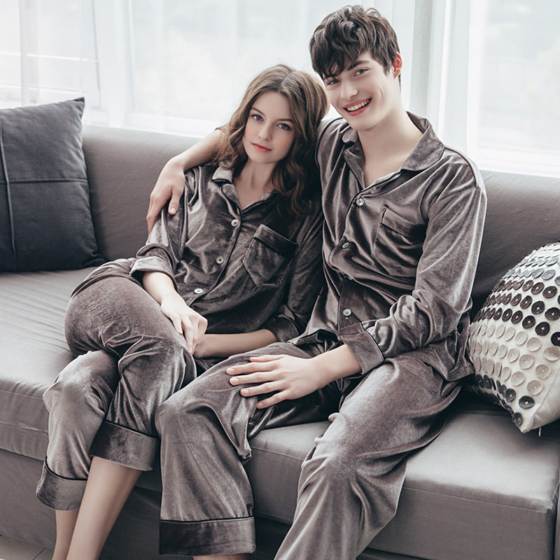 Fashion & Comfort Gold Velvet Pajamas – Soft, Luxurious Sleepwear for Men & Women