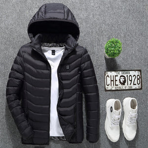 Heated Jacket for Men | USB Electric Thermal Winter Coat