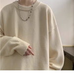 Men’s Loose Fit Sweater – Autumn & Winter High Sense Fashion Knit