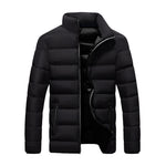 Men’s Winter Slim Fit Cotton Jacket – Thickened Breadwear Coat, Warm Plus Size Outerwear