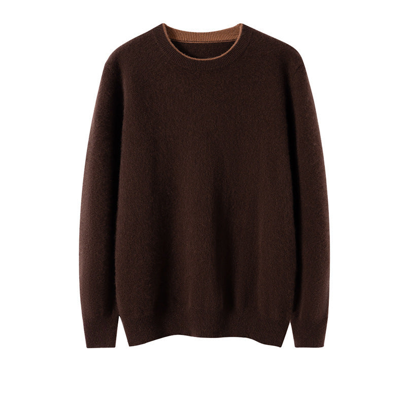 Men’s Round Neck Sweater – Multicolor Autumn & Winter Knitwear