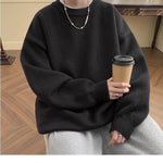 Men’s Loose Fit Sweater – Autumn & Winter High Sense Fashion Knit