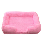 Plush Round Dog Bed – Warm & Comfortable Winter Pet Bed for Dogs