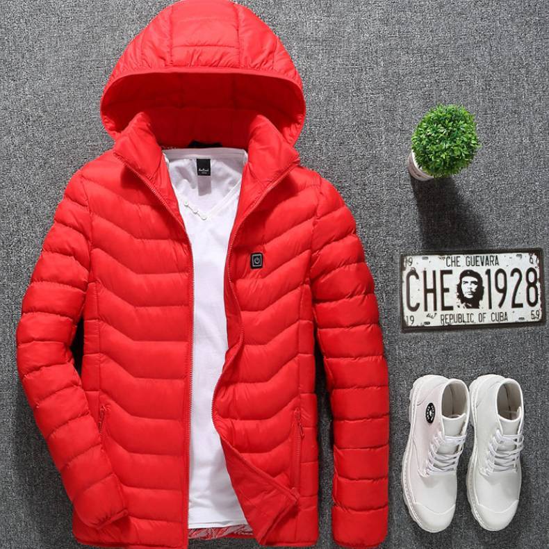 Heated Jacket for Men | USB Electric Thermal Winter Coat