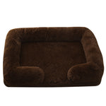 Plush Round Dog Bed – Warm & Comfortable Winter Pet Bed for Dogs
