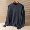 Men’s Fall Winter Round Neck Velvet Sweater – Thick, Warm & Trendy Pullover