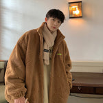 Men’s Thick Cotton-Padded Jacket – Warm Loose Casual Winter Coat