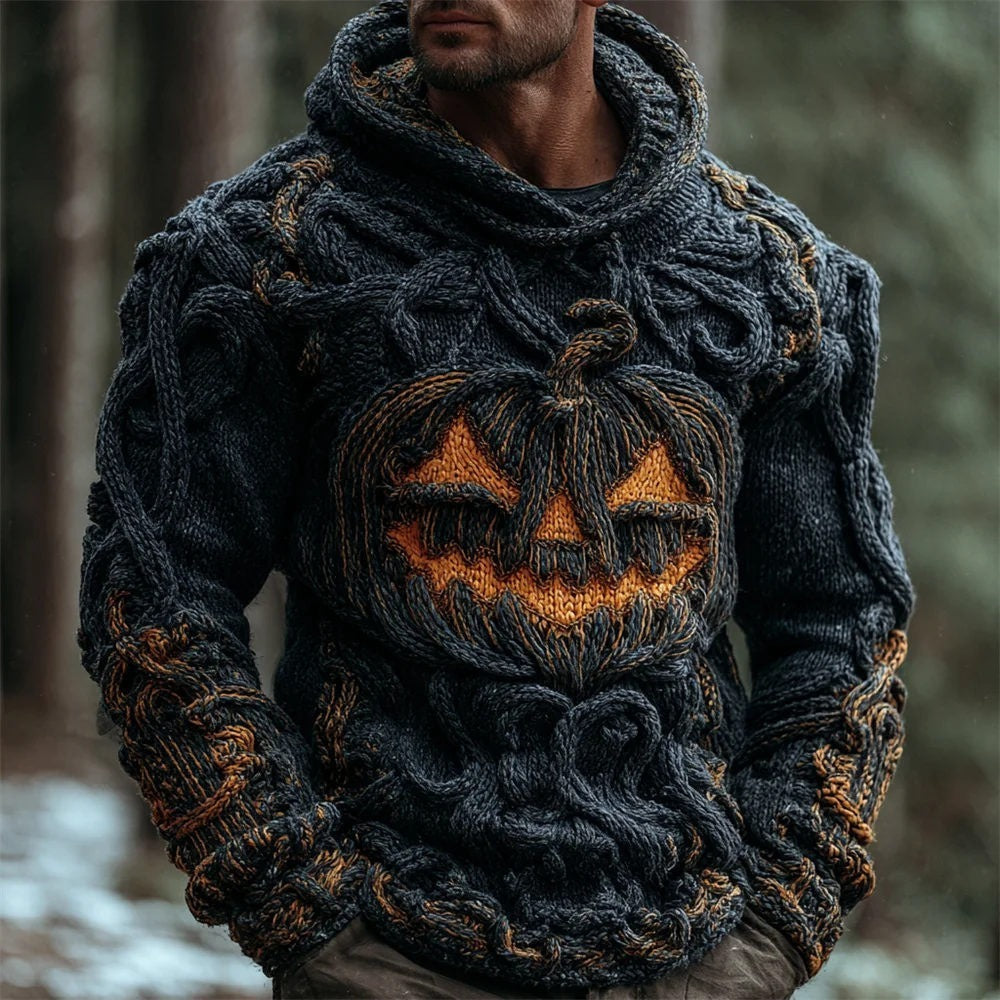 Halloween 3D Printed Sweater – Unisex Funny Holiday Pullover