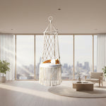Macrame hanging pet bed wall cat hammock